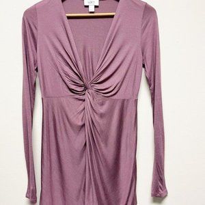 Twist Front Long Sleeve Top Size XS
